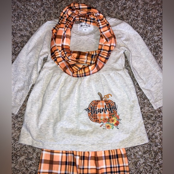 Adorable Toddler Girl Fall Outfit - Picture 2 of 2